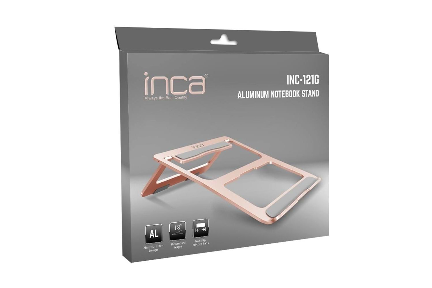 Inca Inc-121G Alimünyum Gold Rengi Notebook Standı
