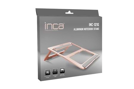 Inca Inc-121G Alimünyum Gold Rengi Notebook Standı