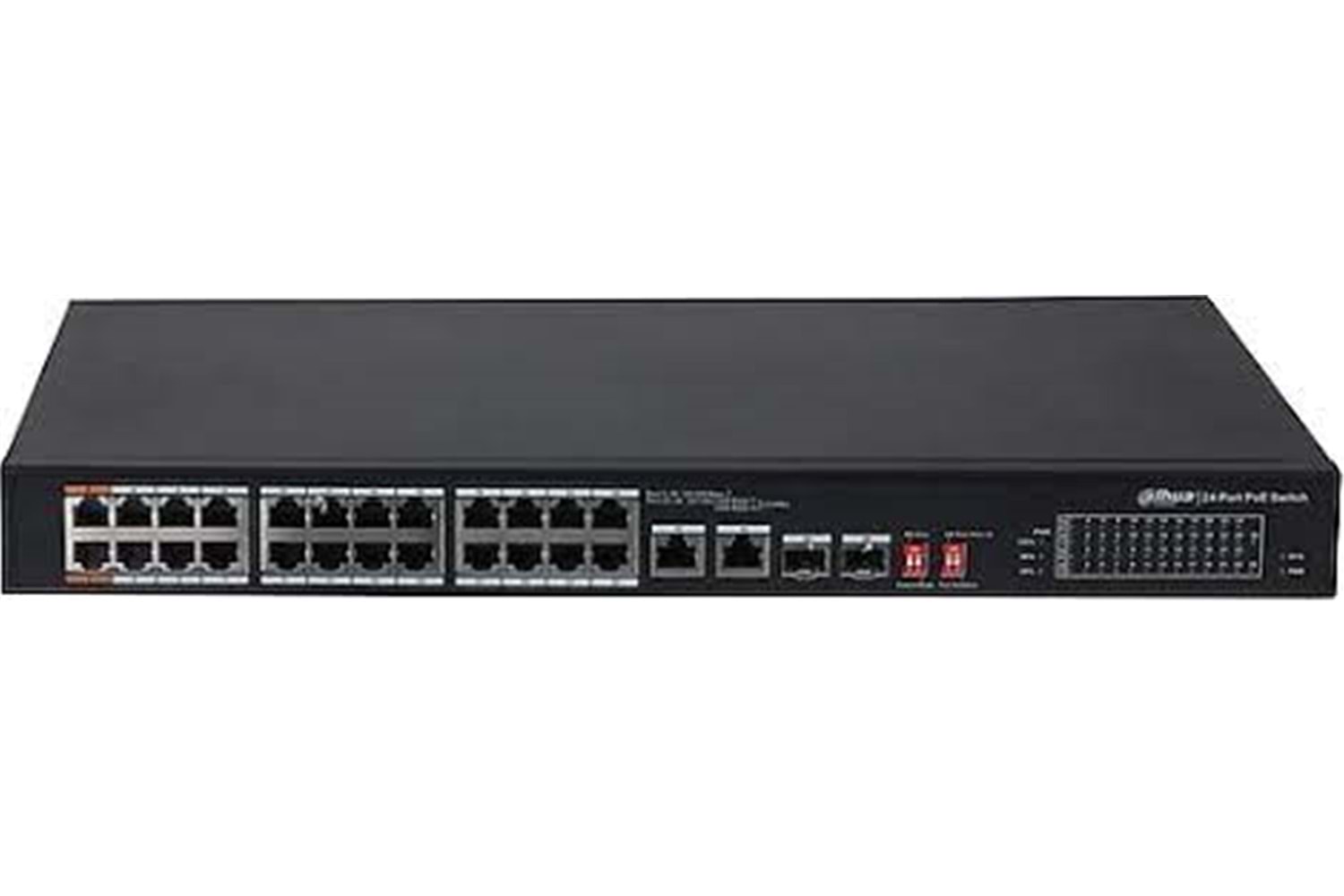 Dahua PFS3226-24ET-240 24 Port Poe 2 Port Sfp 2 Port Gbıt Uplink 10-100 Switch