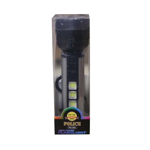 Polıce PS-355 Enerji Göstergeli Şarjlı El Feneri