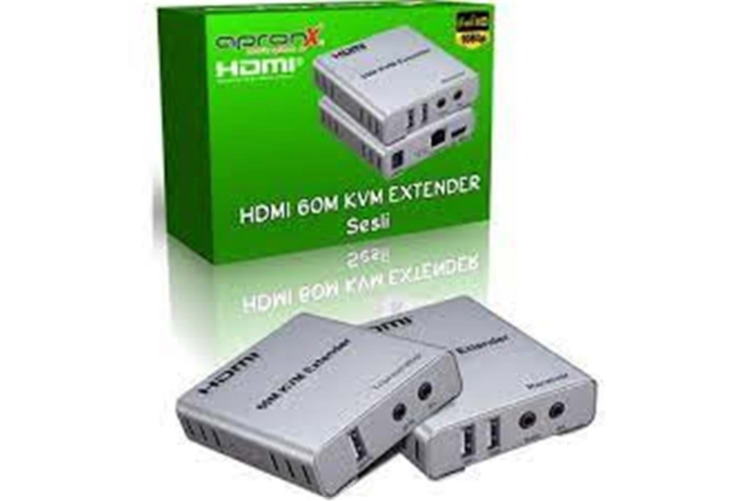 Apronx APX-120M Cat5e-Cat6 120 metre 4K KVM HDMI Extender