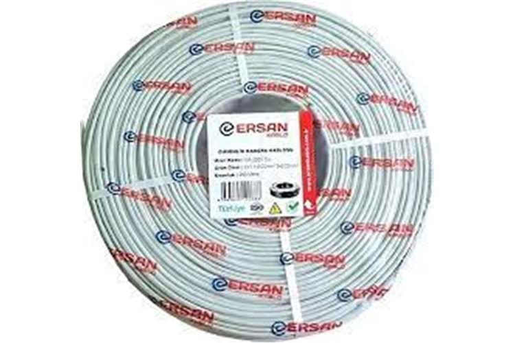 Onli ER-2201CU 2+1 1x0,22 mini Coax 2x0,22mm 250 metre CCTV Kamera Kablosu