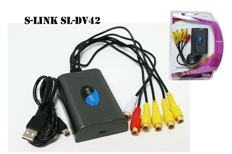 S-link SL-DV42 Usb To DVR 4 Port Adaptör