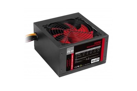 Hiper PS-50 500W 12 cm Fan Güç Kaynağı PSU
