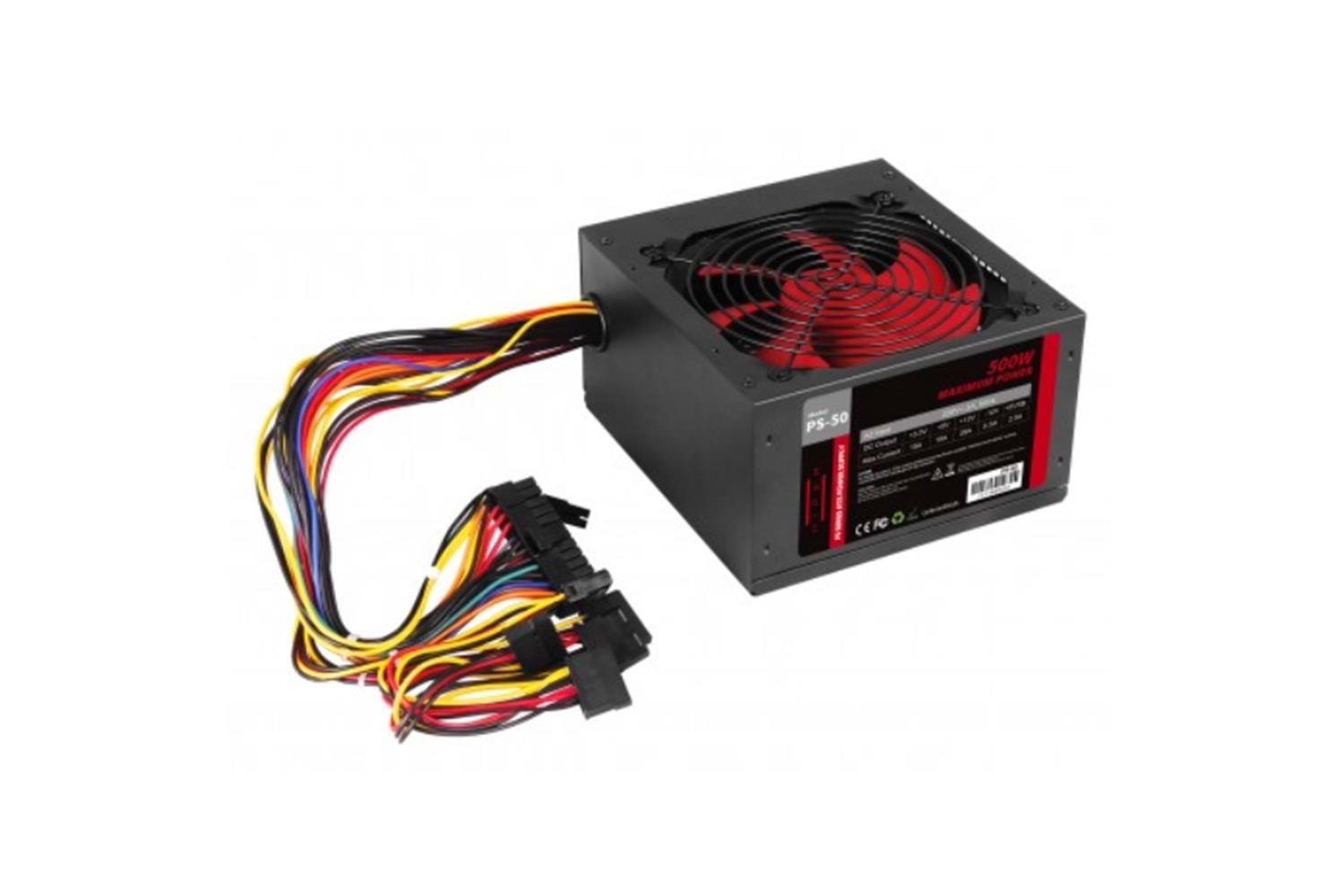 Hiper PS-50 500W 12 cm Fan Güç Kaynağı PSU