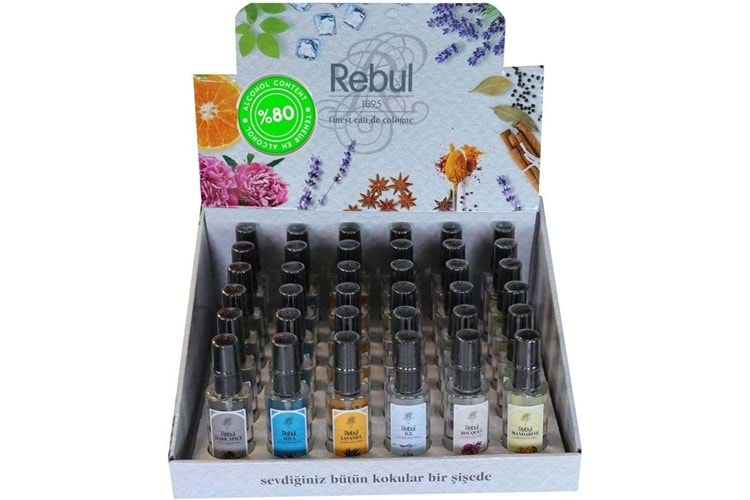 Rebul 36lı Set 50ml Sprey Kolonya