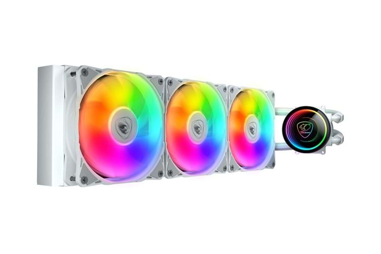 Cougar CGR-PSDELRGB-W Poseidon 360 ARGB Sıvı Soğutma Sistemi (Beyaz)
