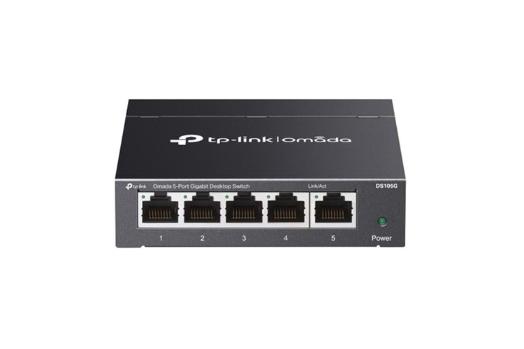 Tp-Link DS105G 5 Port 10-100-1000 Mbps Switch Çelik Kasa Rack Mount