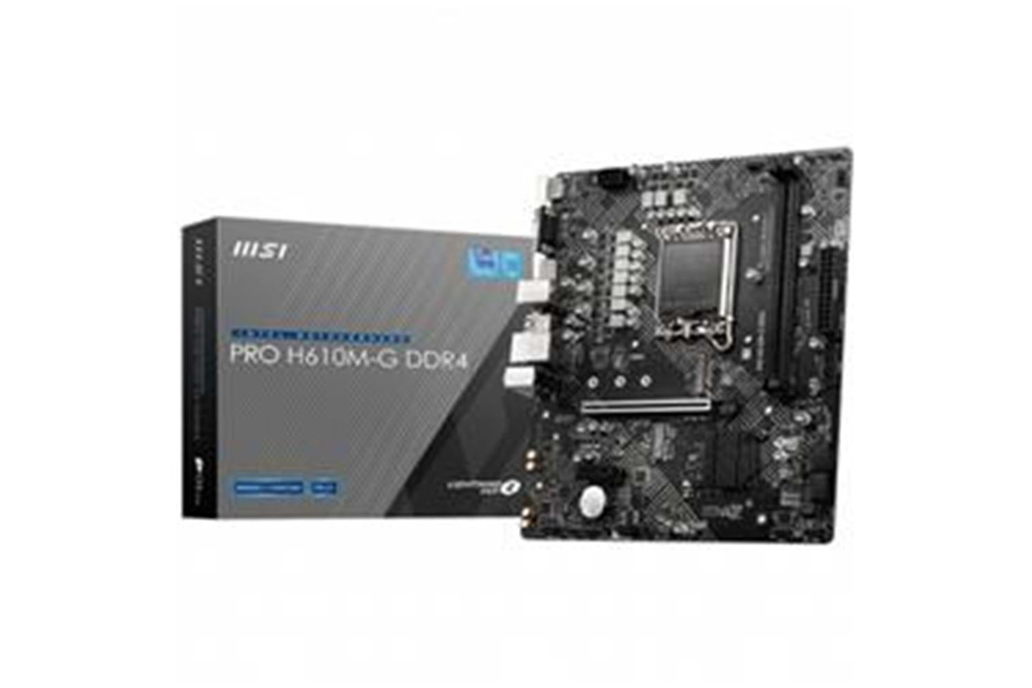 MSI PRO H610M-G DDR4 SOKET 1700 DDR4 3200(OC) PCI-E GEN 4 M.2 USB3.2 1X 1G LAN MATX ANAKART