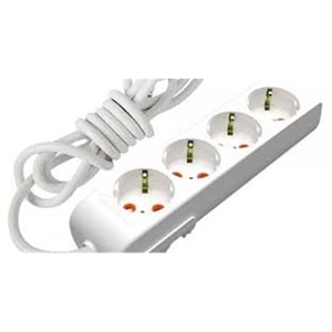 Mutlusan Rı-Tech 4lü 2mt Topraklı Grup Priz (001 175 410002 02 00)
