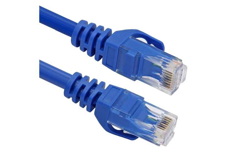 Teldata TLD-500M Cat6 5MT Mavi Utp Patch Kablo