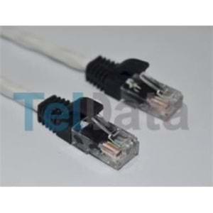 Teldata TLD-050B Cat6 0.50MT Beyaz Utp Patch Kablo