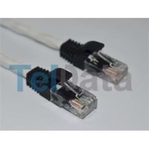 Teldata TLD-200B Cat6 2MT Beyaz Utp Patch Kablo
