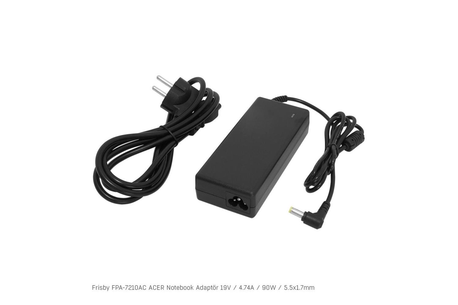 Frisby FPA-7210AC Notebook Adaptör (Acer) 19V 4.74A (Uç Boyutu : 5.5 x 1.7 mm)