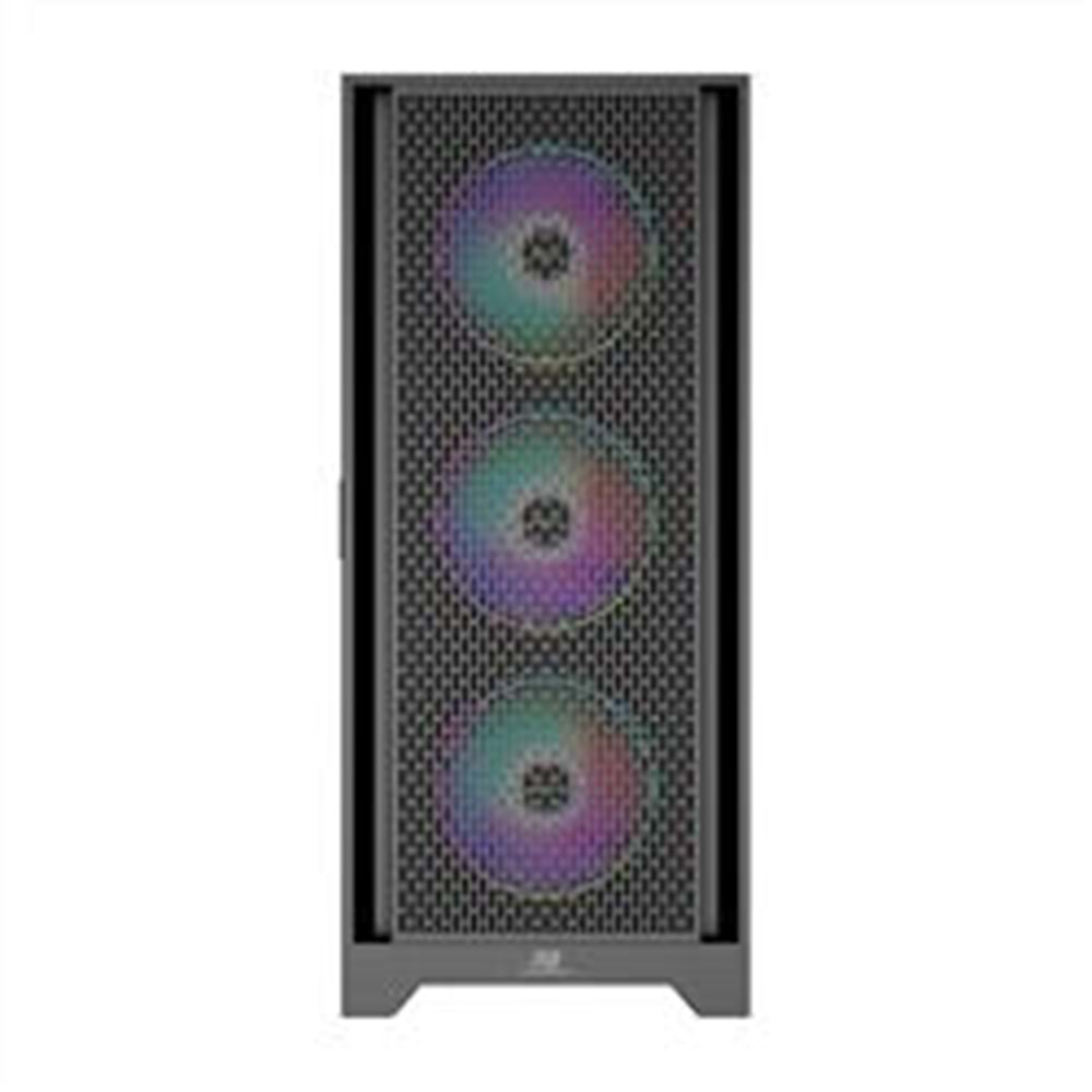 PowerBoost PB-P1600B USB 3.0 Mesh ARGB Fanlı Gaming Siyah Kasa (PSU Yok)