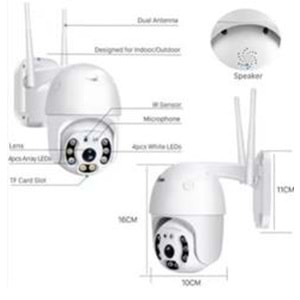 Apronx APX-WP70 3mp 2.8mm 8 LED Wifi Ptz Kamera