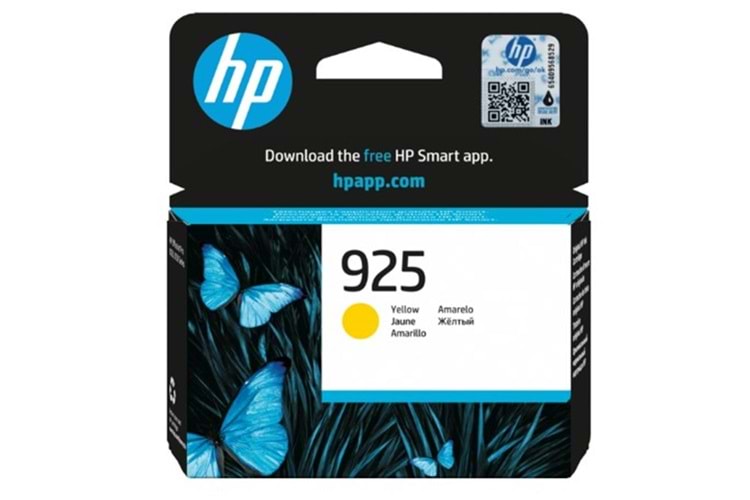HP 925 Yellow Sarı Kartuş 4K0V8PE