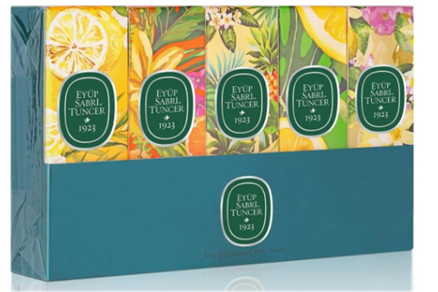 Eyüp Sabri Tuncer Set-5 16ml 5Li Cam Şişe Sprey Kolonya (Verbena-Ç.limonu-Hawaii-B.Mandalina-limon)