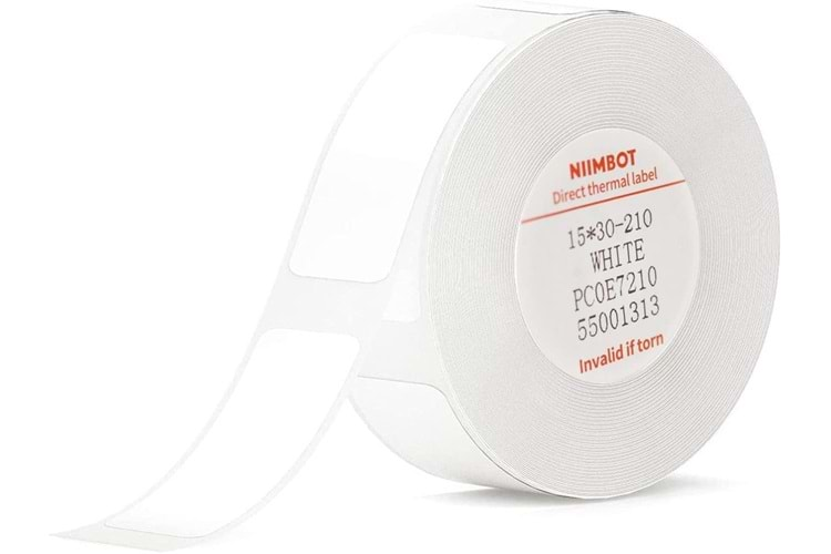 NIIMBOT T15-30-210WHITE Beyaz 15X30MM Termal Etiket