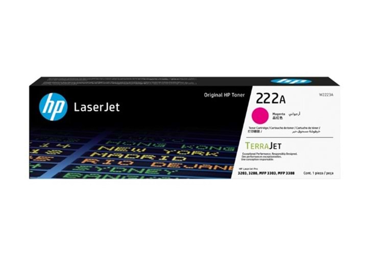 Hp 222A Magenta Kırmızı 1.200 Sayfa Toner W2223A