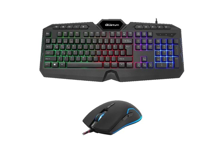 TechnoPc Quantum Gaming QG-Q6548QU Renkli Arkadan Aydınlatmalı+8000Dpi Mouse