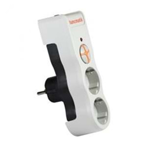 Tunçmatik TSK19022 Powersurge2 Enerji Koruma Prizi 2li 1050 Joule Siyah 