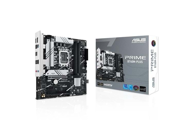 Asus Tuf Gaming B760M-Plus Ddr5 7200Mhz 1700P (12. - 13. Ve 14. Nesil İşlemci Uyumlu) Anakart