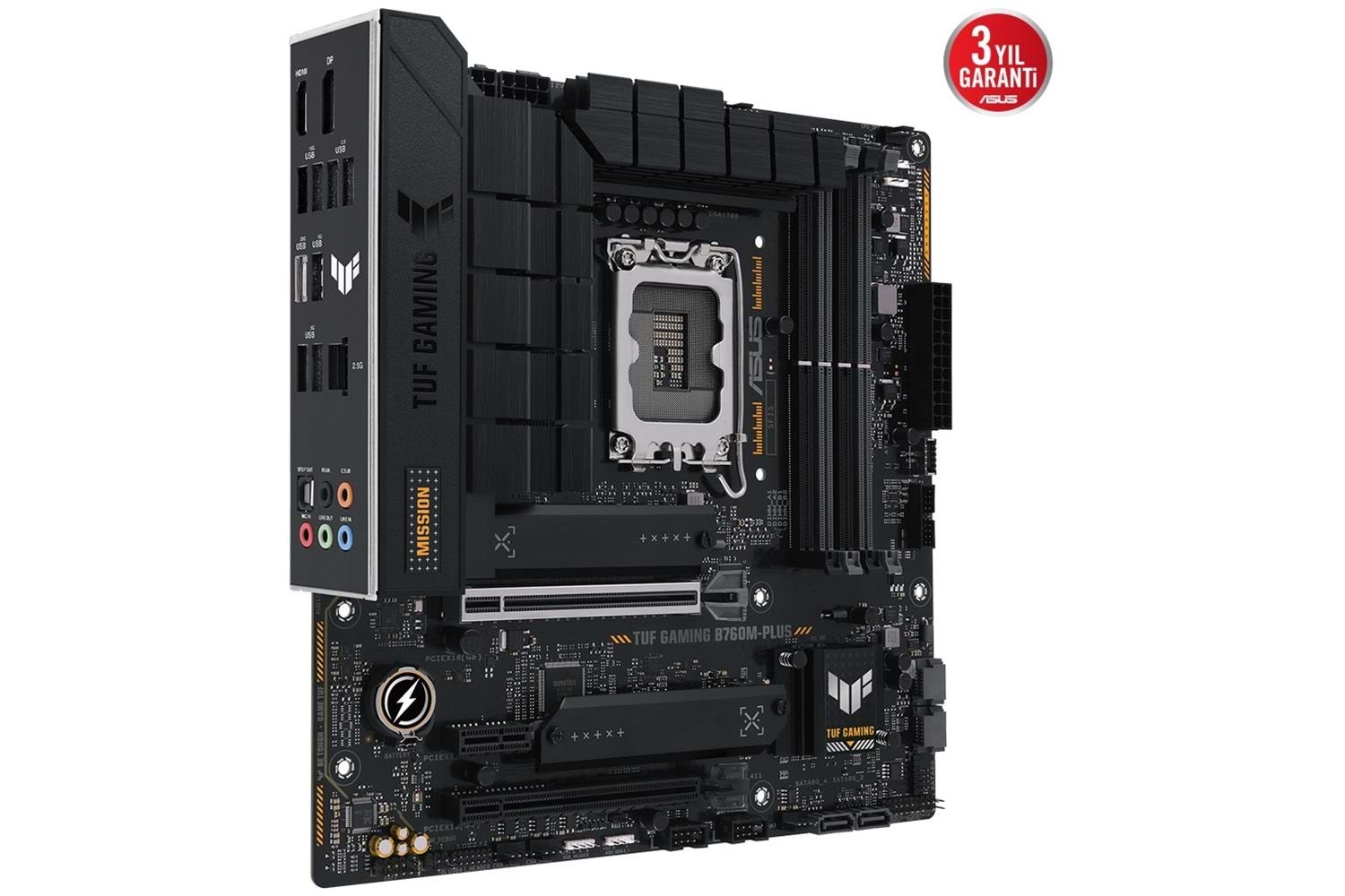 Asus Tuf Gaming B760M-Plus Ddr5 7200Mhz 1700P (12. - 13. Ve 14. Nesil İşlemci Uyumlu) Anakart