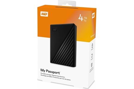Wd 4Tb My Passport WDBPKJ0040BBK-WESN 2.5