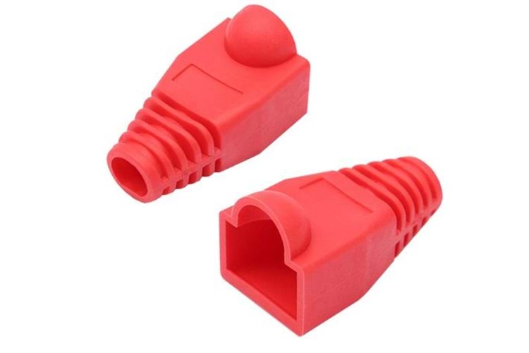 CMR RJ-45 Kırmızı Kılıf 25 li Paket