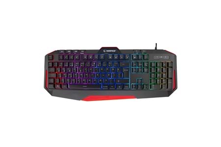 Rampage KB-RX7 ALPOR PRO Siyah USB RGB Aydınlatmalı Q Gaming Oyuncu Klavyesi