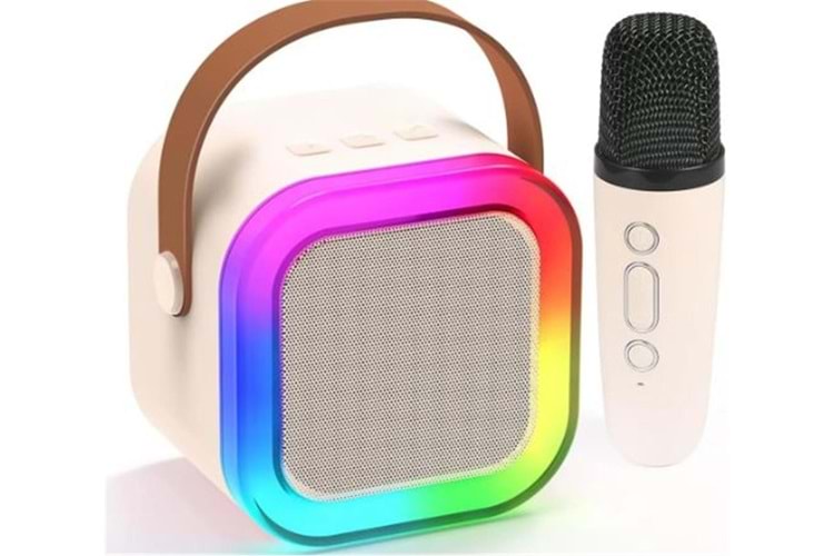 WowKids SY13 İki Mikrofonlu Pembe Karaoke Speaker