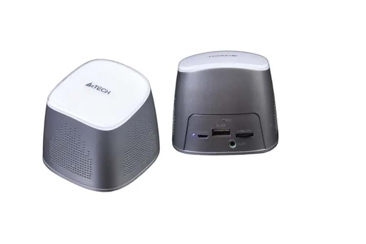 A4 Tech BTS-03 BT Şarj Edilebilir PowerBank Ses Bombası Beyaz Speaker