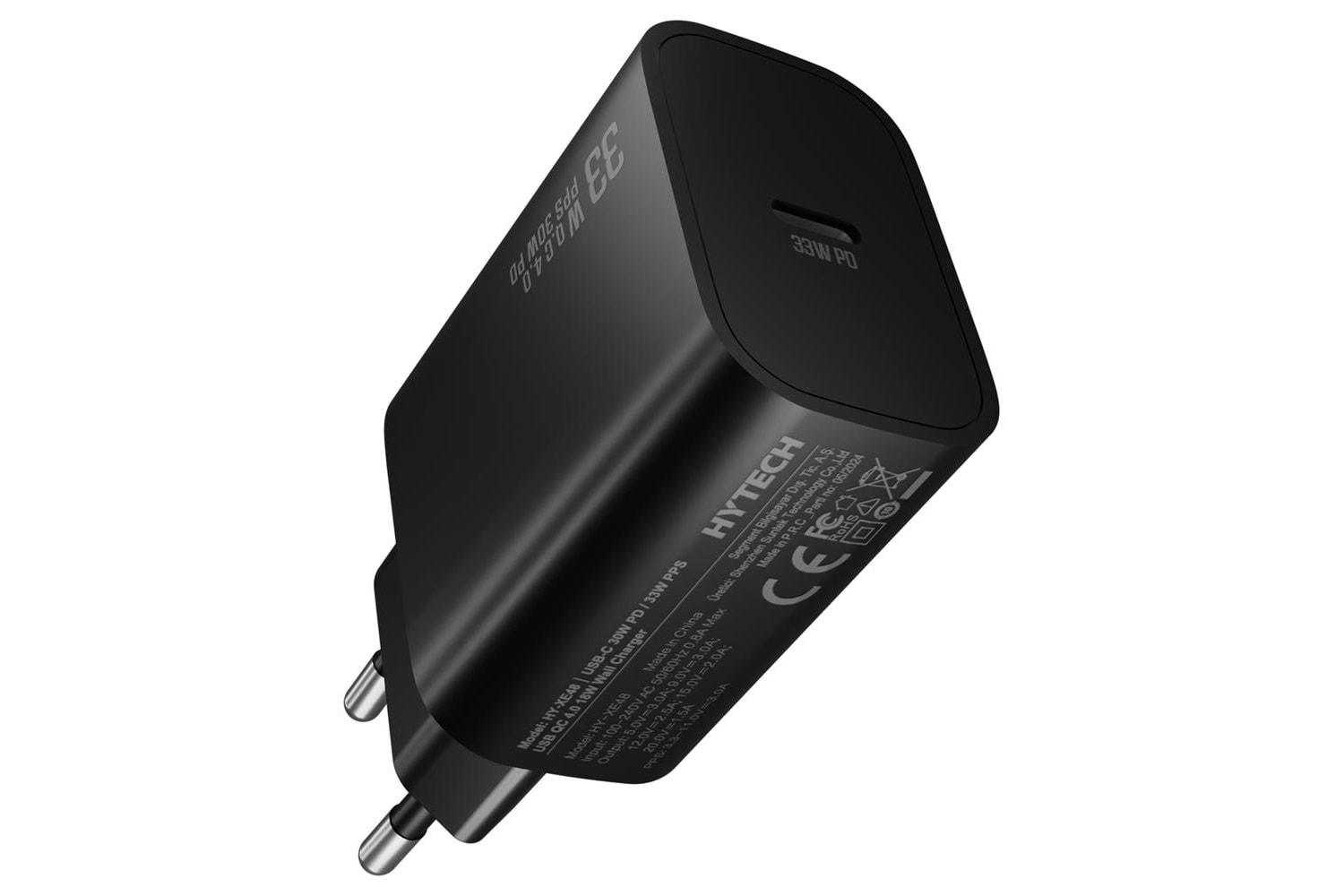 Hytech HY-XE48 Type USB-C 30W PD - 33W PPS Hızlı Ev Şarj Adaptörü