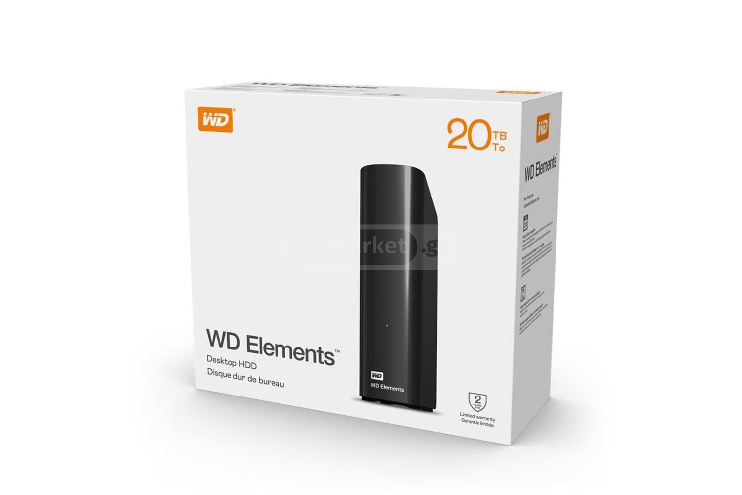Wd 20TB Elements 3.5