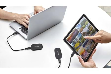 Kioxia 1TB Excerıa Plus LXD20K001TG8 G2 USB 3.2 1050-1000 Taşınabilir SSD