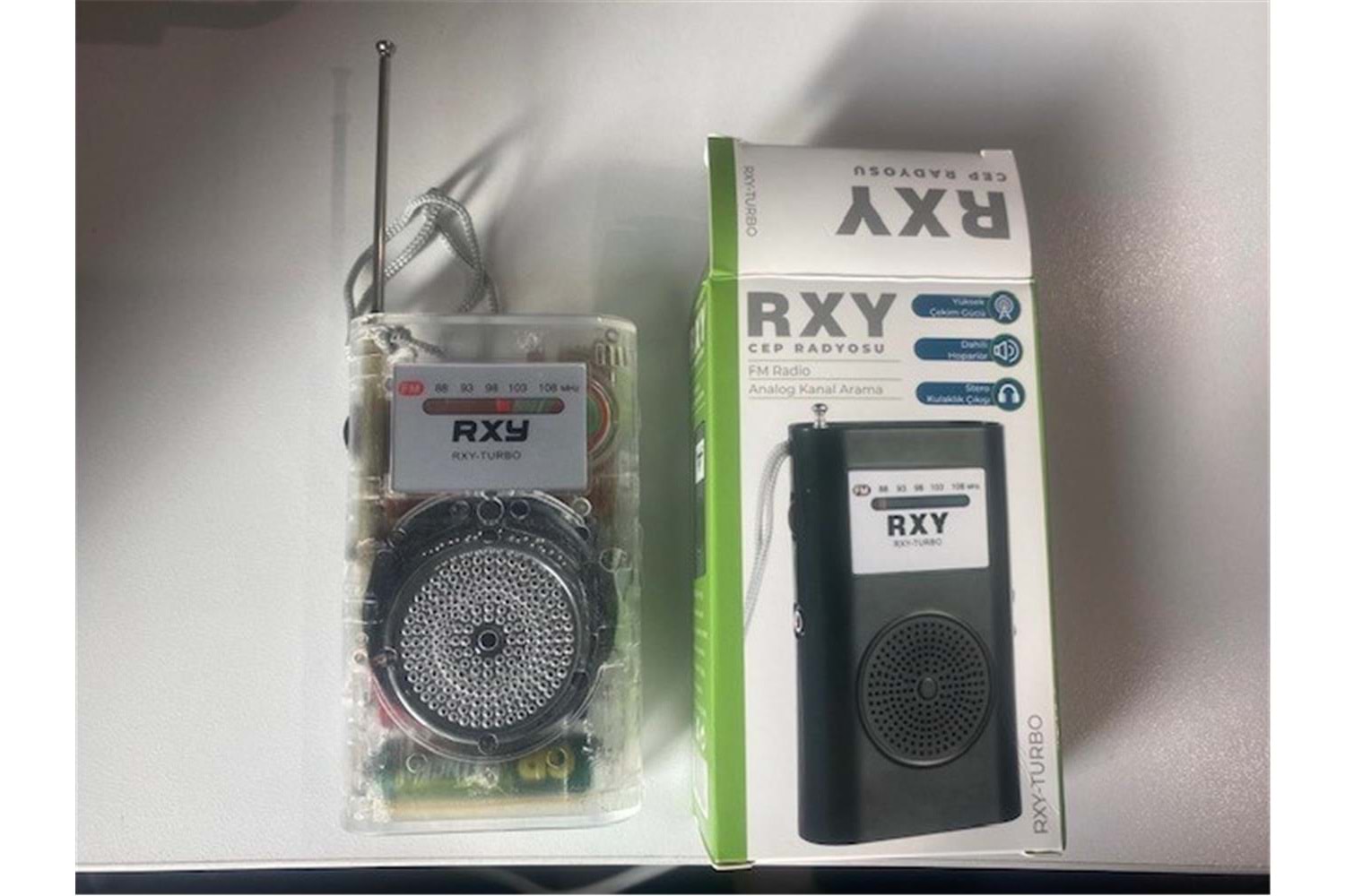 Rxy Fm Ceb Radyosu (Dahili Hoparlör-Stero Kulaklık Çıkışı-Yüksek Çekim Gücü)