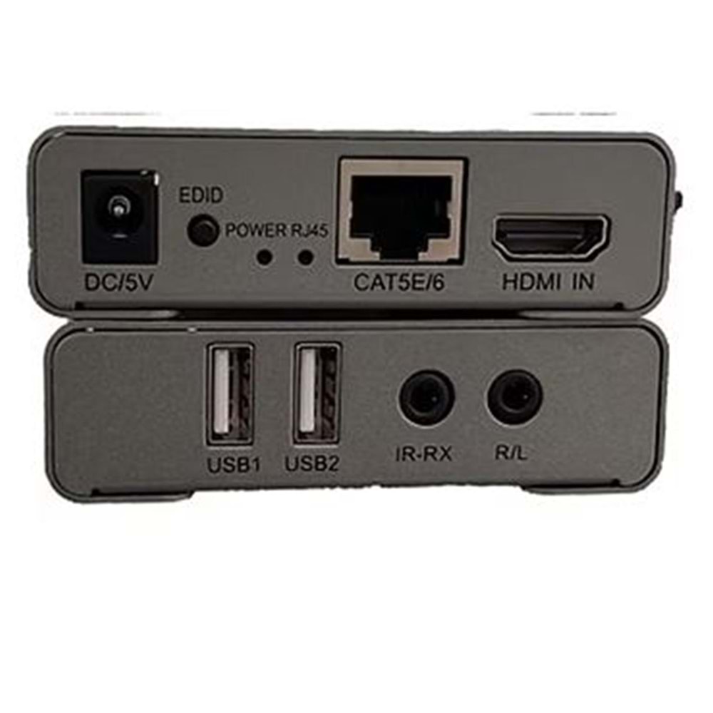 Seenergy SE-60MKE Ethernet Extende HDMI + USB 60 Metre Uzatma