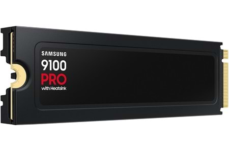 Samsung 1TB 9100 PRO with Heatsink MZ-VAP1T0CW Okuma 14700MB Yazma 13300MB PCIe 5.0 NVMe M.2 SSD