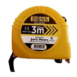 Boss Şerit Metre 16mm 3 metre