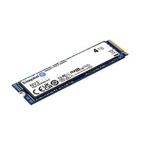 Kingston 4TB NV3 SNV3S-4000G 6000-5000MB-s PCI-Express 4.0 M.2 2280 Ssd Disk