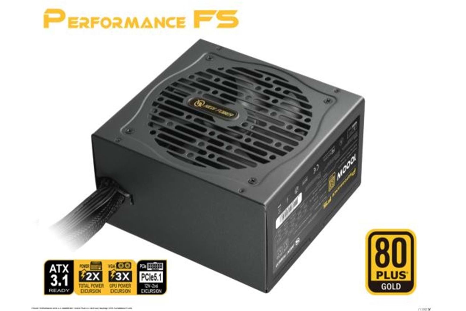 High Power Performance ATX 3.1 1000W 80+ GOLD PCIe 5.1 ATX Güç Kaynağı (HP1-S21000GD-F12S)