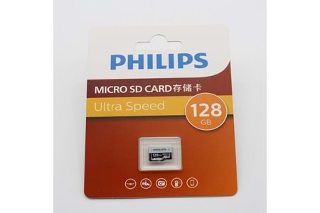 Philips 128GB MicroSD Hafıza Kartı (Adaptörsüz)