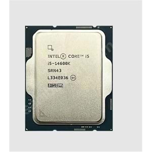 Intel Core i5 14600K TRAY 2,6 GHz 24 MB Cache 1700 Pin İşlemci Kutusuz İşlemci