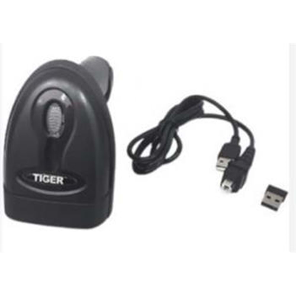 Tiger CS611-BT 1D CCD 2.4Ghz+Bluetooth Kablosuz Barkod Okuyucu 