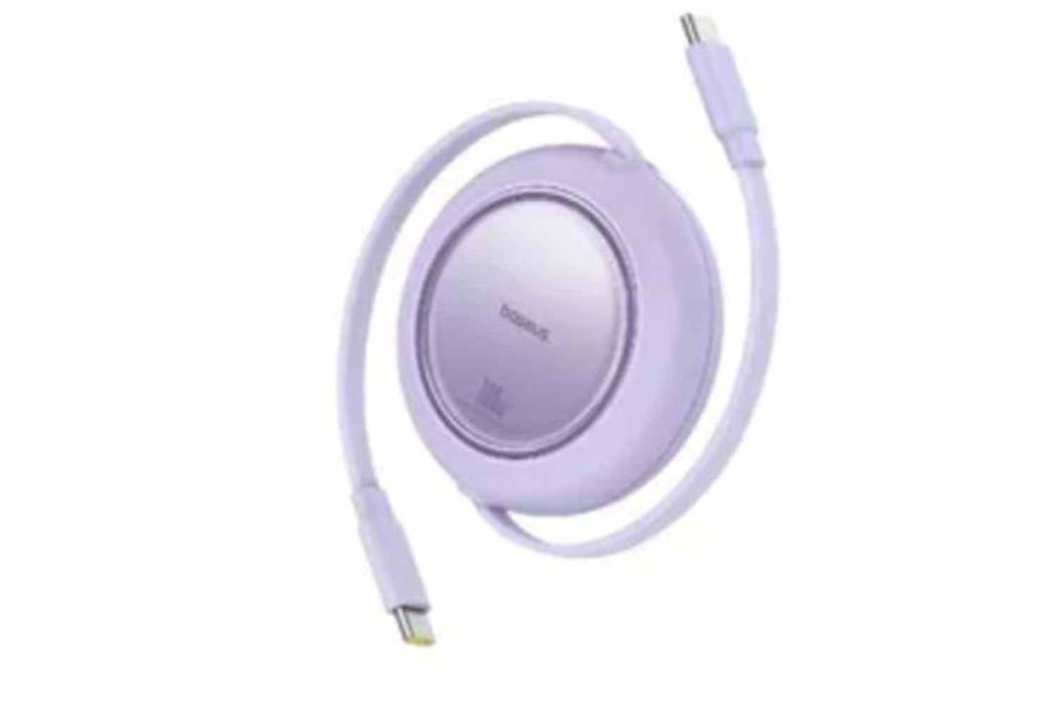 Baseus P10364500213-00 Free2 Pull Mini Kablolu USB-C 100W 2M Mor Şarj Kablosu