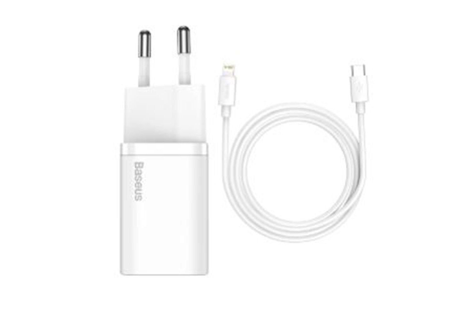 Baseus TZCCSUP-B02 20W C+C Beyaz Şarj Aleti
