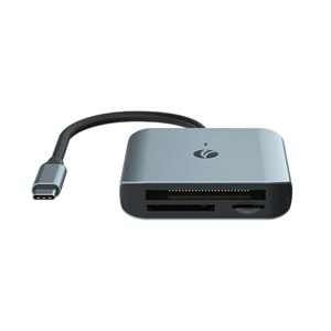 Vcom CUE602s Type-C to CF Express SD microSD Kart Okuyucu