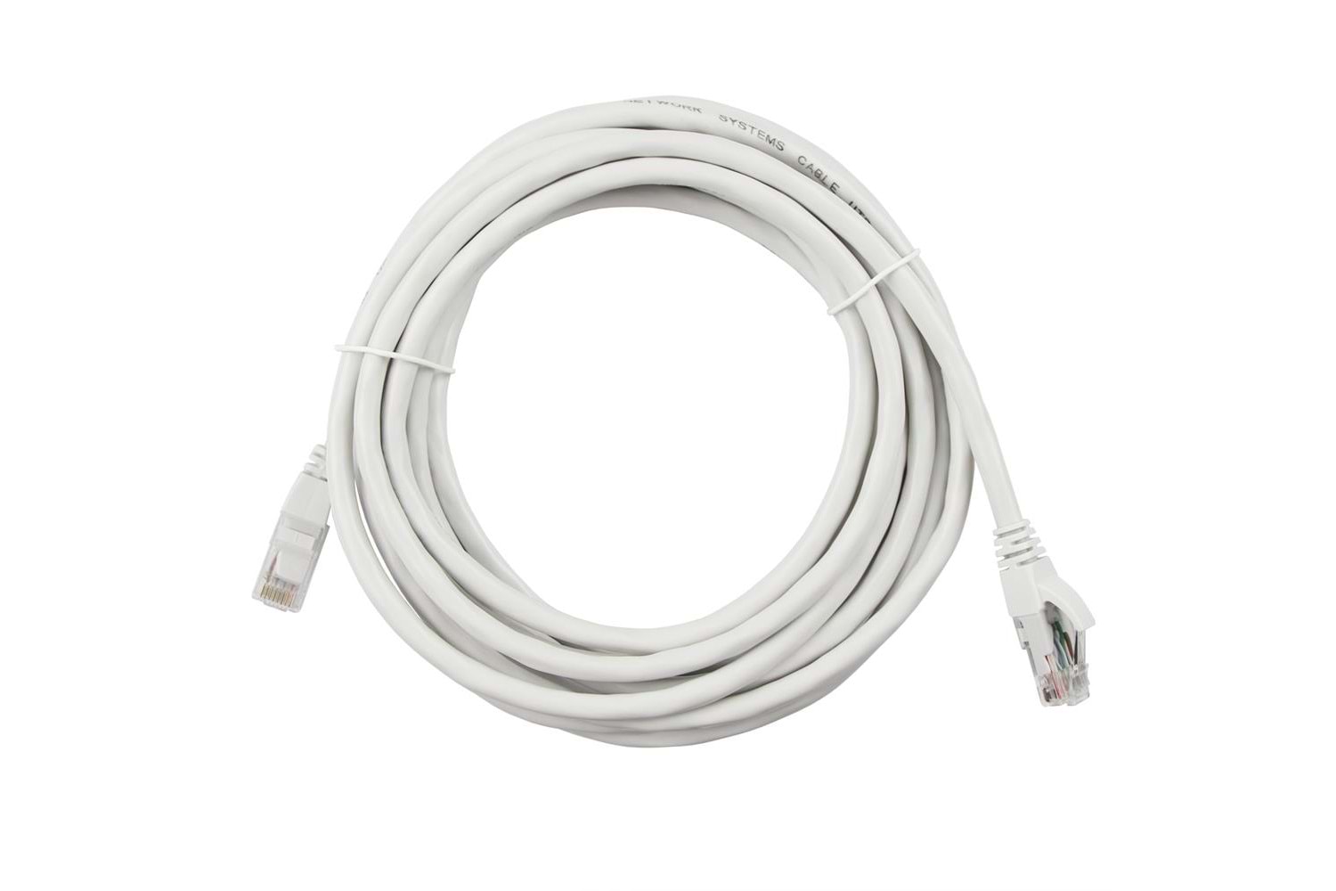 Vcom NP612B-5.0 Cat6 5.0MT Gri Utp Patch Kablo