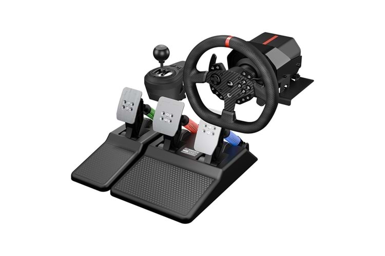 Rampage ROWDY V997 ONLY PC 3 Pedallı - El ve Sıralı Vitesli Gaming Oyuncu Direksiyonu